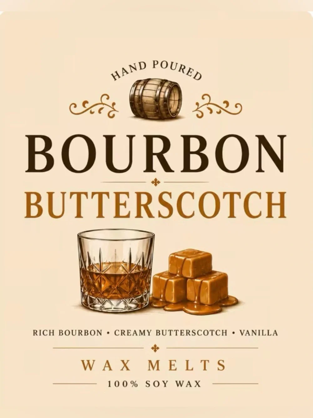 🥃🍬 Bourbon Butterscotch Wax Melts 🍬🥃